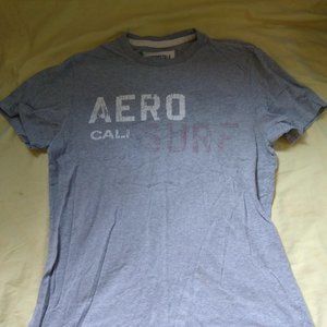 Aeropostale Cali Surf Light Gray T-Shirt, M (Boys)